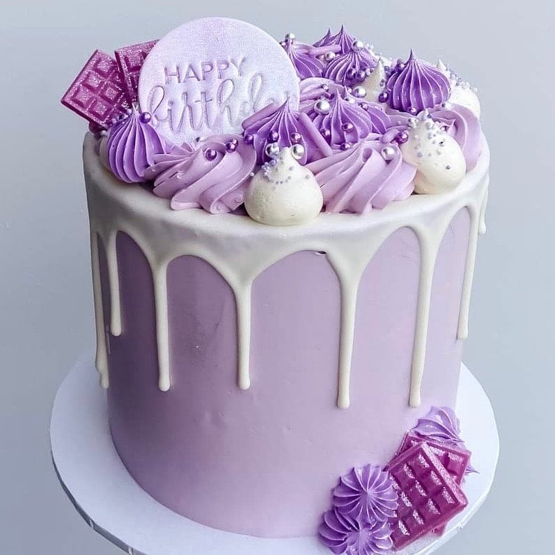 Share more than 71 purple buttercream cake ideas latest -  awesomeenglish.edu.vn