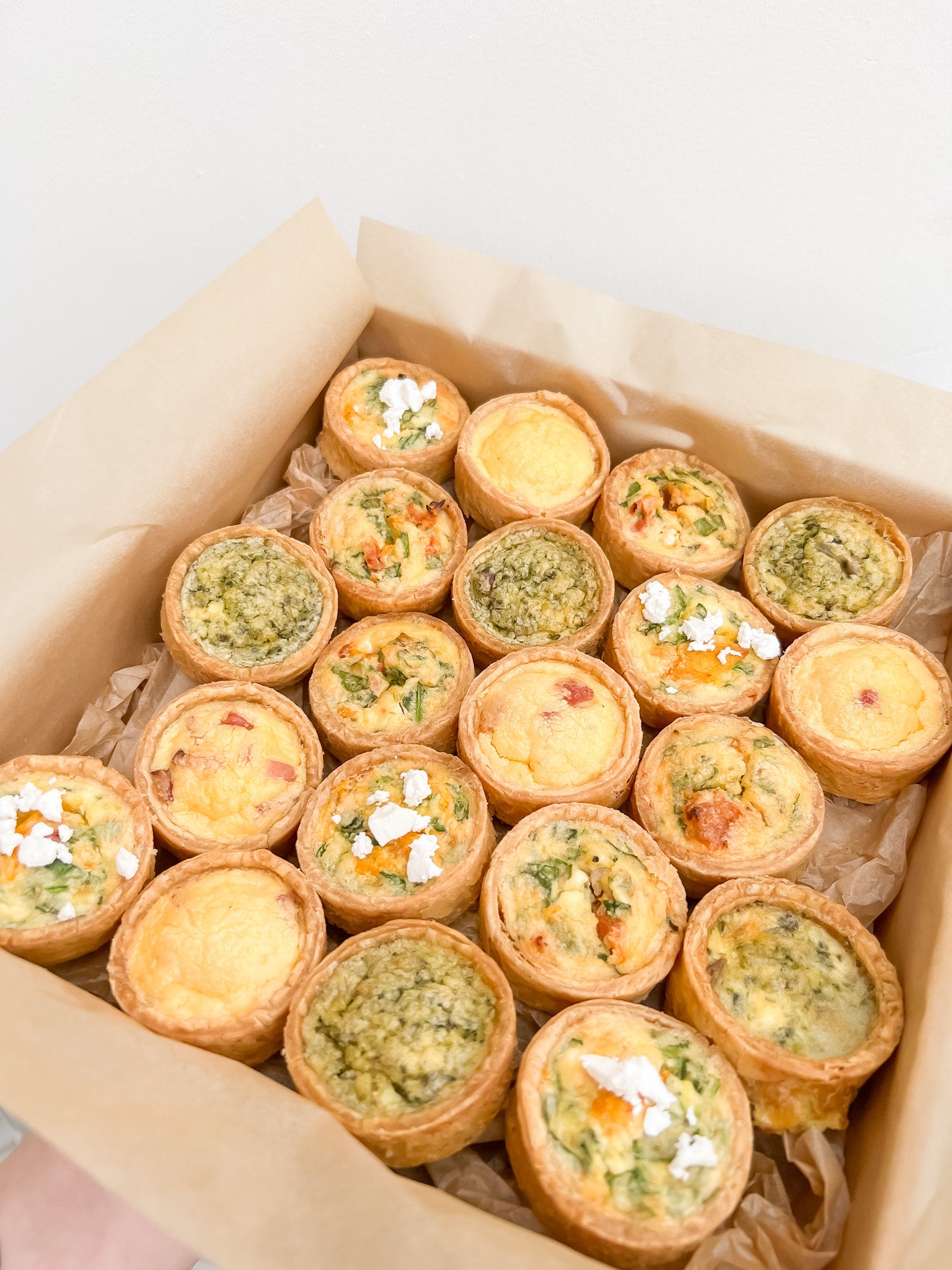Mini Quiches Yarra Valley Cake Company