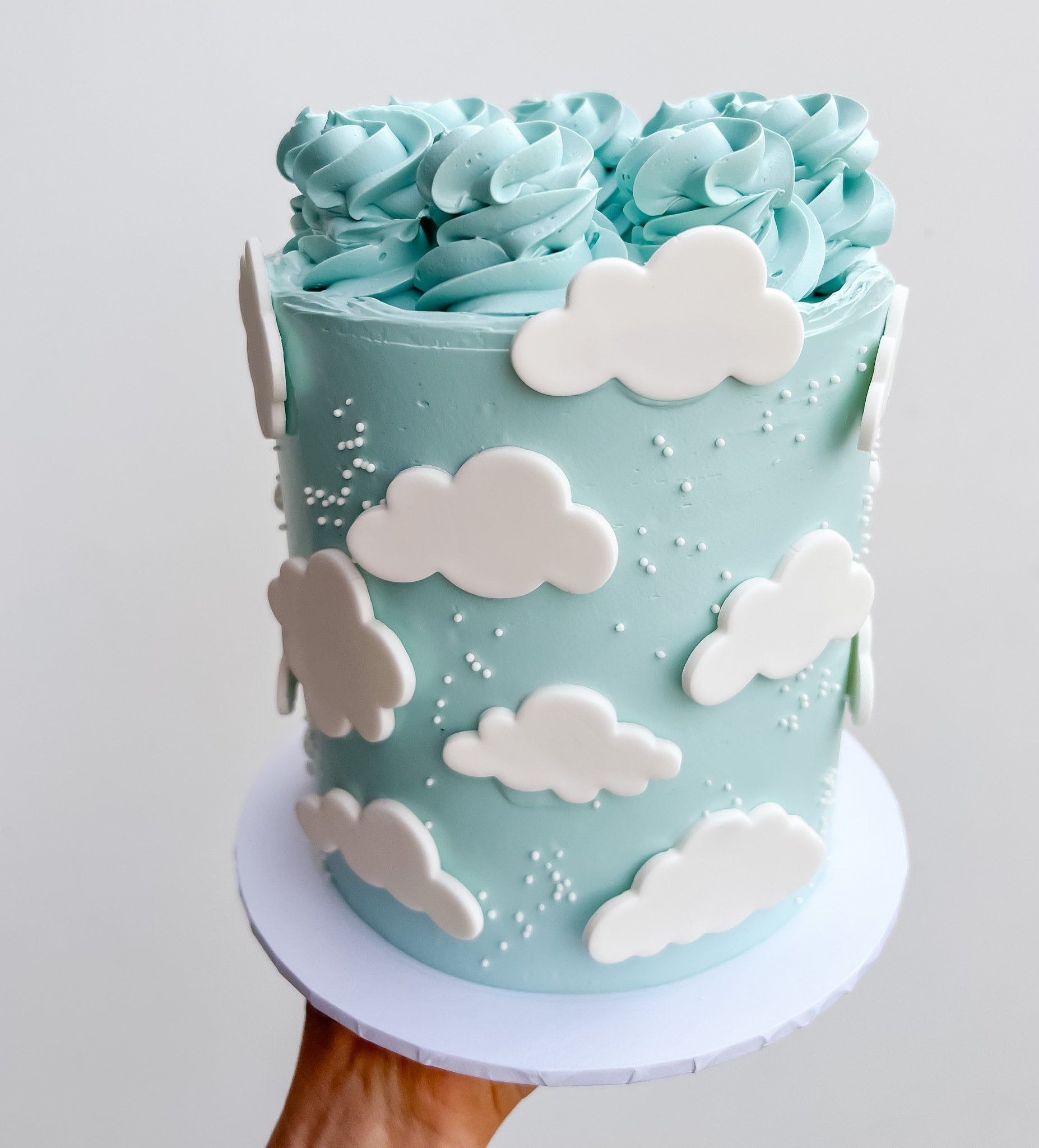 Rainbow Cake with Clouds Recipe: How to Make It